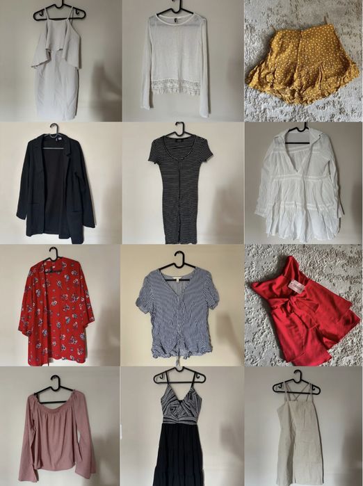 Karton ubrań (ponad 80 sztuk)