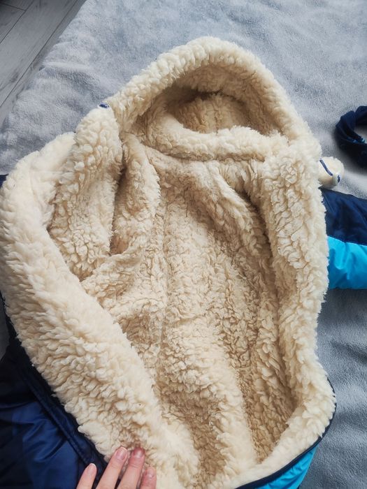 Конверт-комбінезон з міхом. Або як вкладка в санки