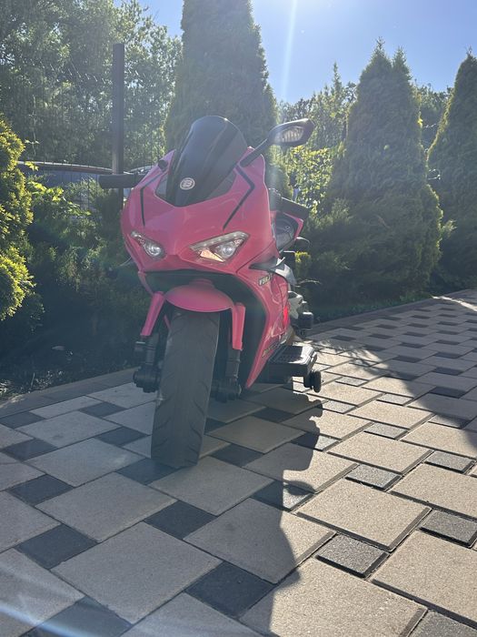 Дитячий мотоцикл M 5056EL-8, Ducati, шкіряне сидіння