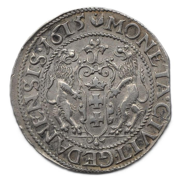 Zygmunt III Waza, Ort, 1615, Gdańsk, stan 2, R3 - Rezerwacja!