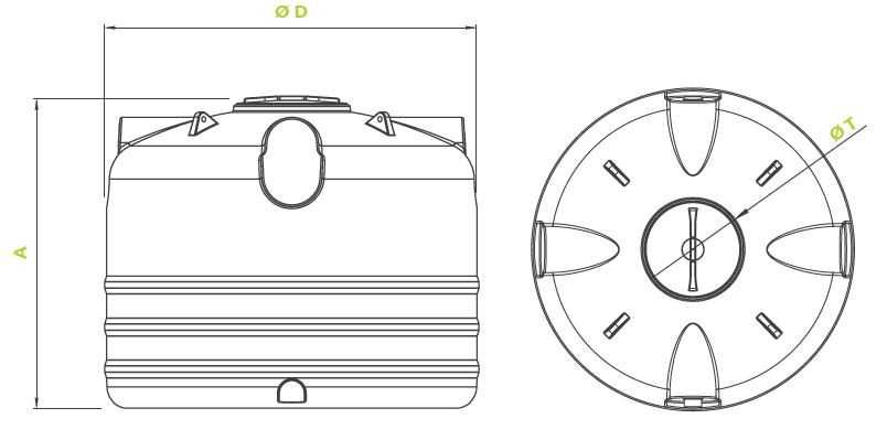 Depósito Reservatório Tanque Água 15000Lts Vertical Superficie NOVO