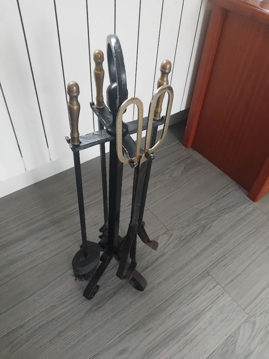 Utensílios de lareira