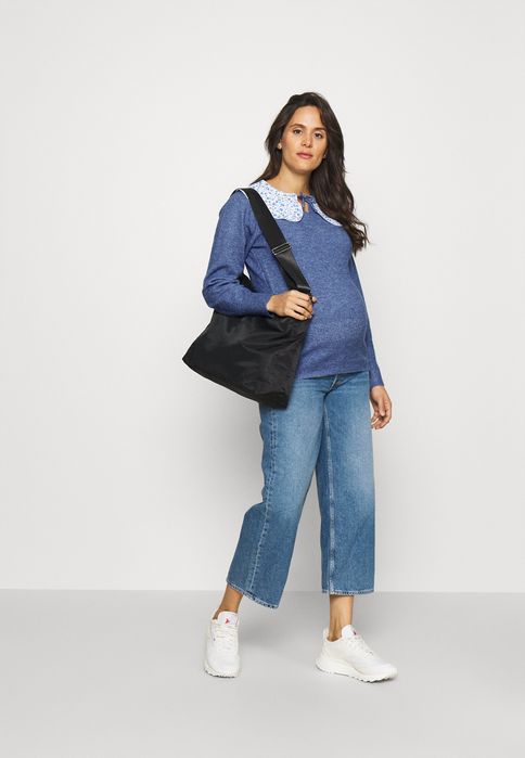 Sweter ciążowy z kołnierzykiem Mamalicious M