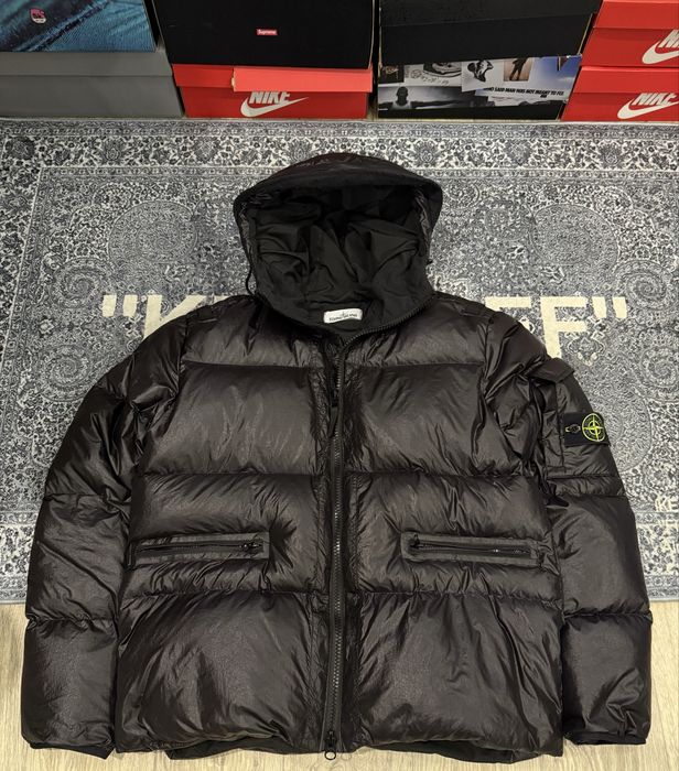 Пуховик stone island membrana 3L tc