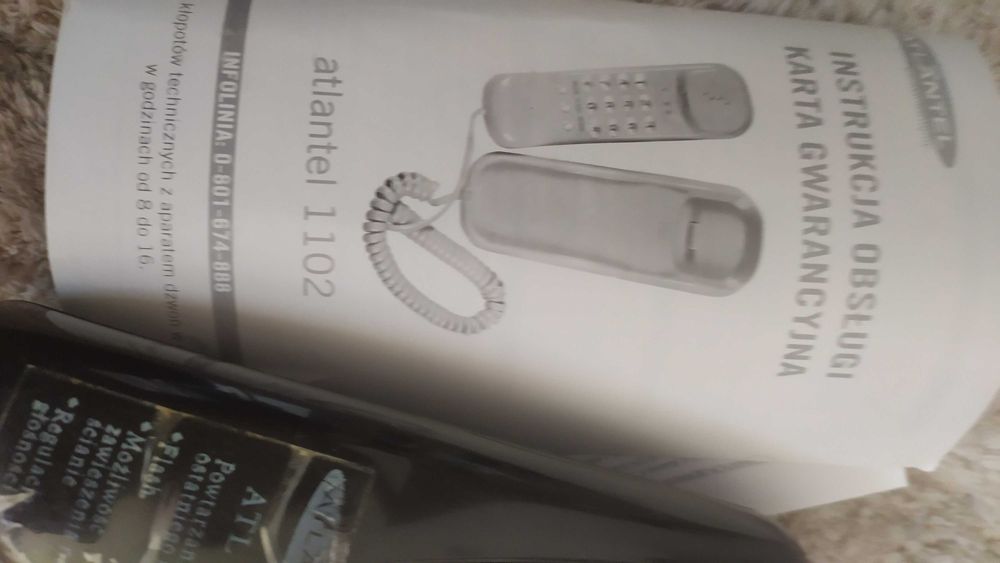 Aparat telefoniczny Atlantel 1102 analogowy- nowy w pudełku