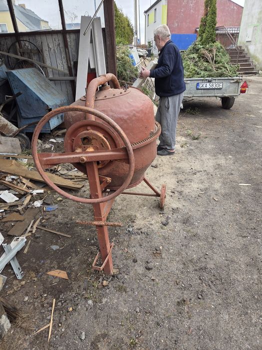 Betoniarka bez silnika