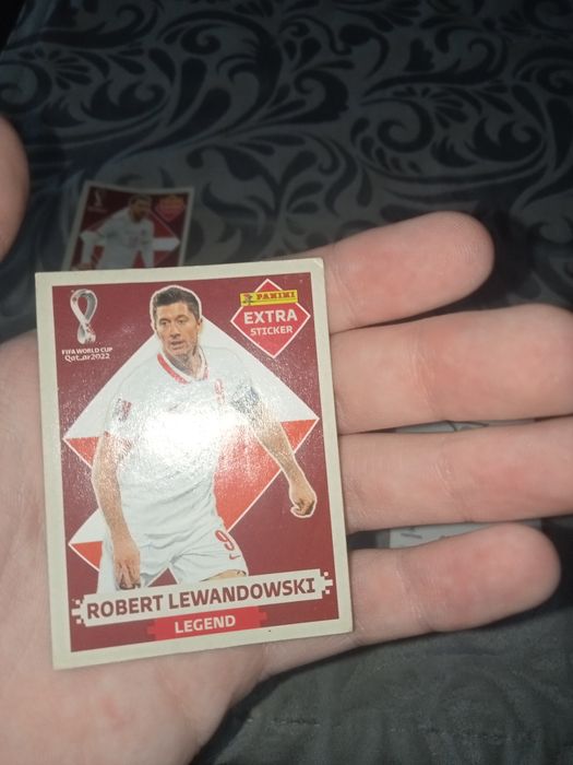 Lote 3 Cromos Panini Raros-CR7+Lewandoswski+Eriksen-Estado Novo