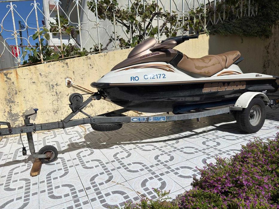 SEA-DOO GTI/RFI Bombardier Sable Inter 2003 + REBOQUE