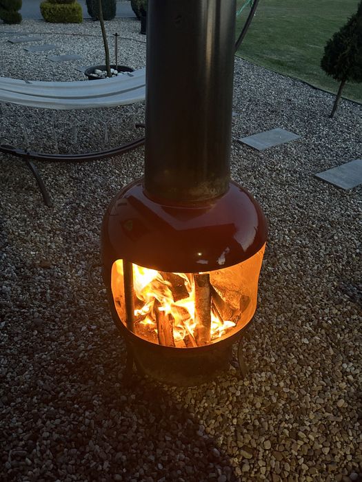 Kominek piecyk grill