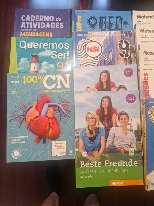 Livros do 9º Ano de Escolaridade - Colégio Alfacoop