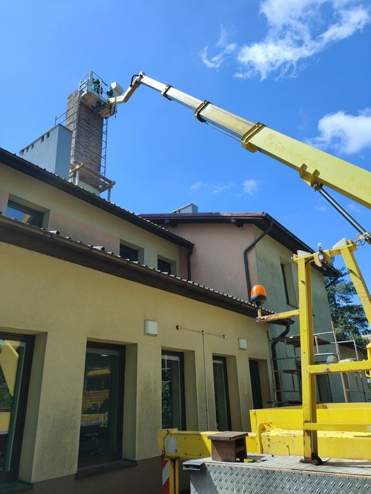 Usługi podnośnikiem koszowym zwyżka podnośnik koszowy wynajem 16-26m