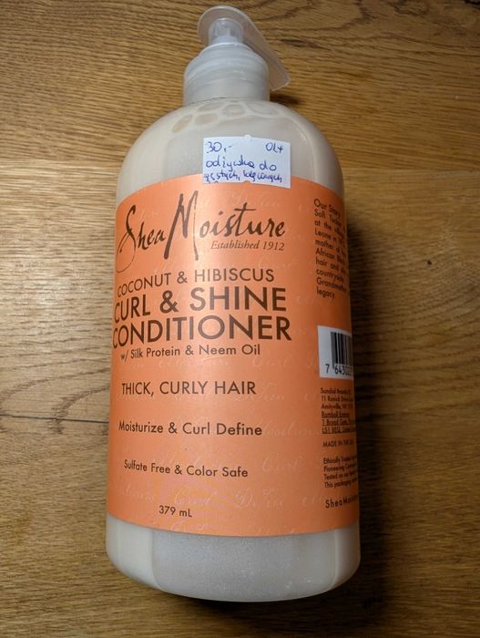 Odżywka włosy gęste, kręcone - Shea Moisture Curl&Shine Conditioner