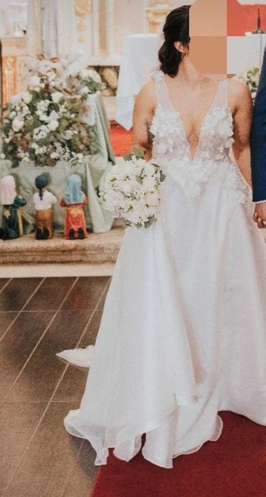 Vestido e Véu de Noiva – Verónica Cristóvão Atelier