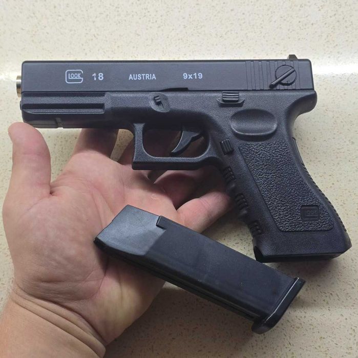 Пістолет на кульках GLOCK 17 Глок метал  пластик дитячий іграшковий