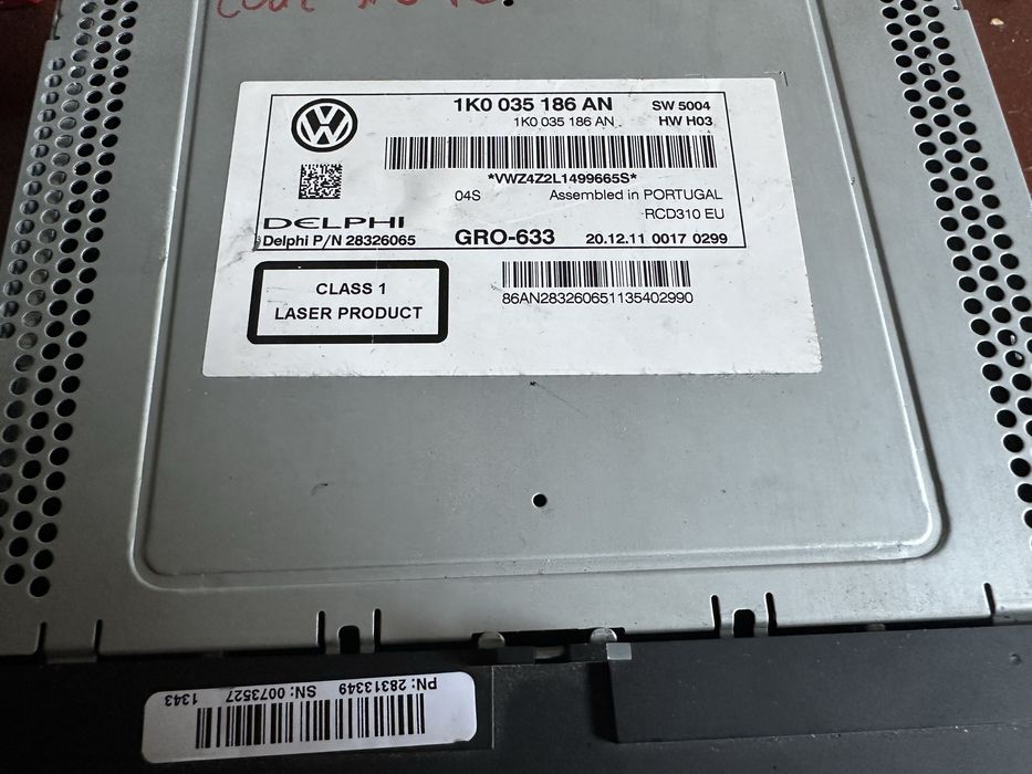 Radio samochodowe Volkswagen