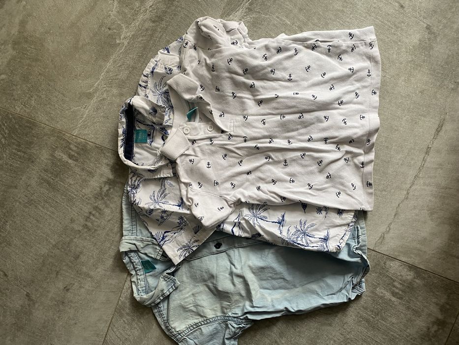 3 Koszule koszulki polo paka dla chlopca 116-122