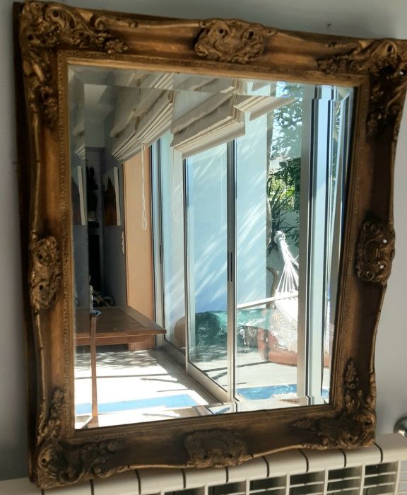 Espelho Ingles dourado