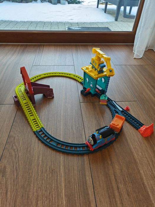 Fisher-Price Tomek i Przyjaciele Dźwig Karolcia + Sandy (HDY58)