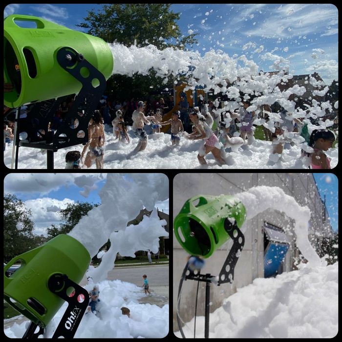 Piana party - armatka piany - dmuchańce - dmuchane zjeżdżalnie - bańki