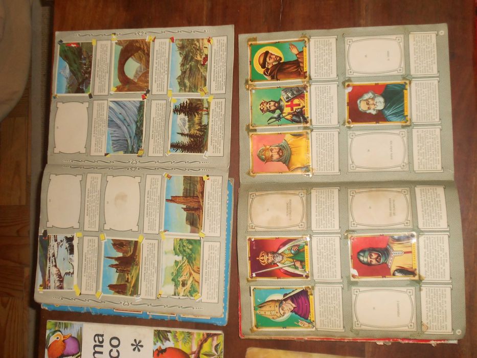 Diversas cadernetas cromos muito antigas - 10 diferentes