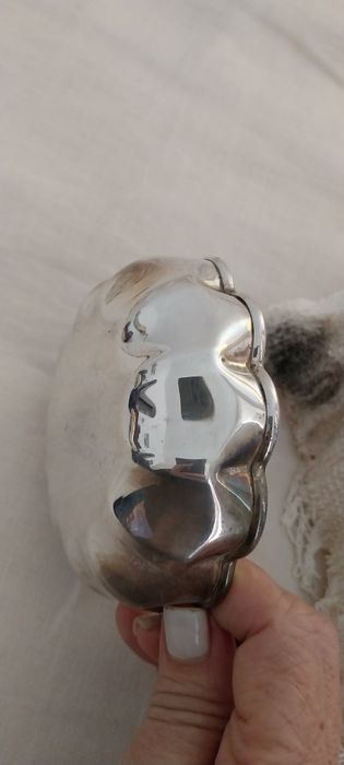 Taça decorativa metálica – 12 lados