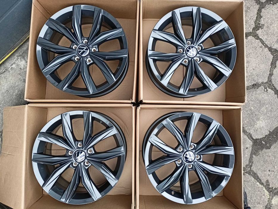 Oryginał felgi 18cali VW Tiguan Golf T-Roc Caddy Jetta Passat nr8164