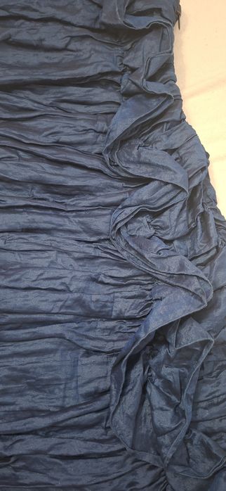Bebe Vestido "Ruffle" em Azul