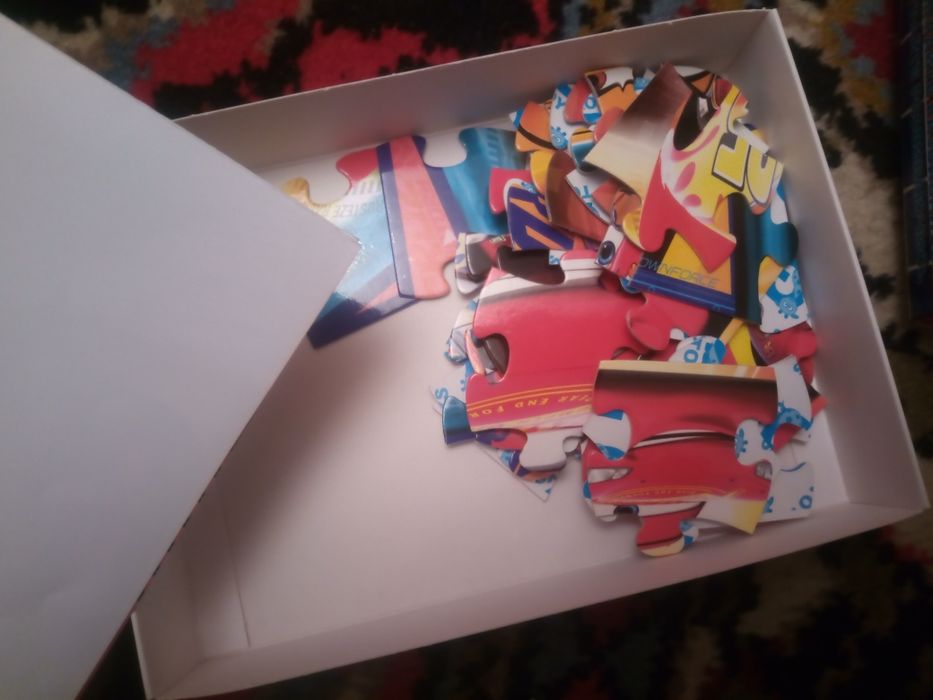 Пазли тачки макквін гонки крупні