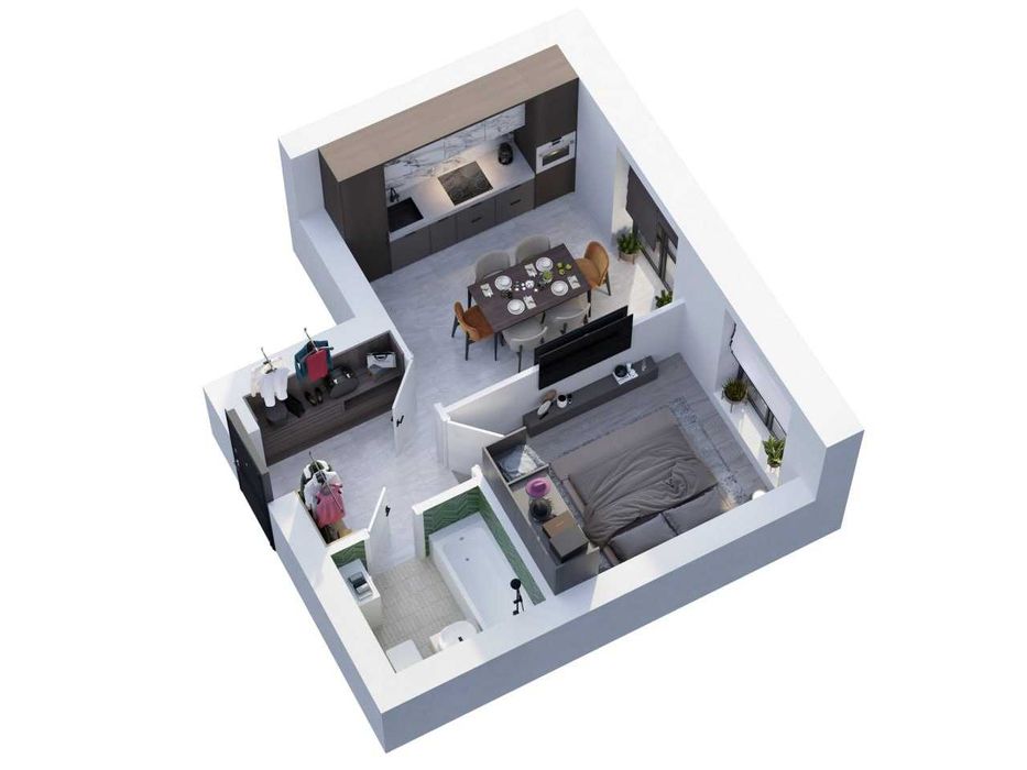 Готова 1К 31м2 с документами у ЖК "Рідний-3".  2 км від метро Теремки!