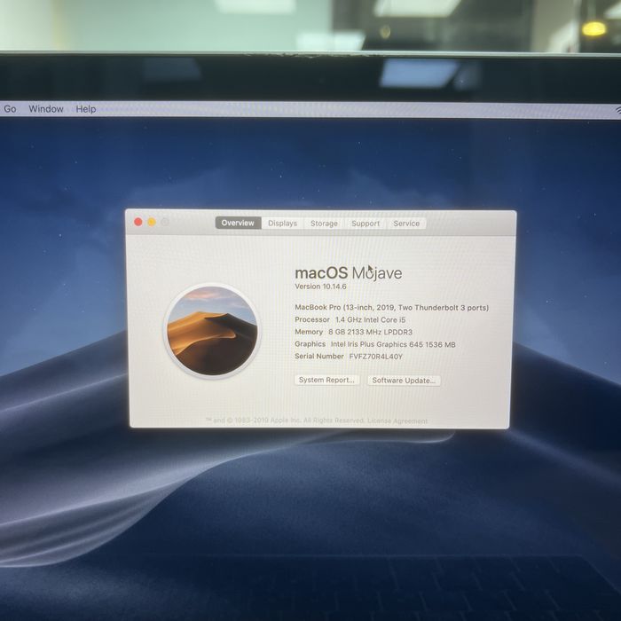 Ідеальний • Macbook Pro 13 2019(2020) i5 • 8Gb • 128Gb • Гарантія! Макбук Київ