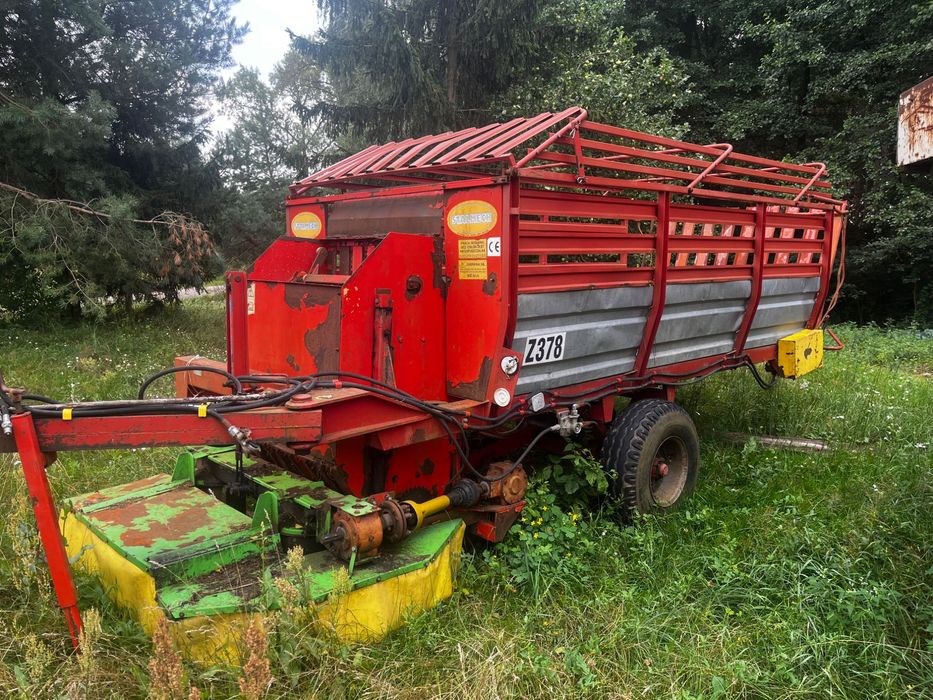 Ścinacz zielonki stalmech z378 przyczepa