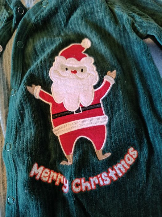 HOHOHO Mikołajowo Świąteczny pajac rozmiar 62