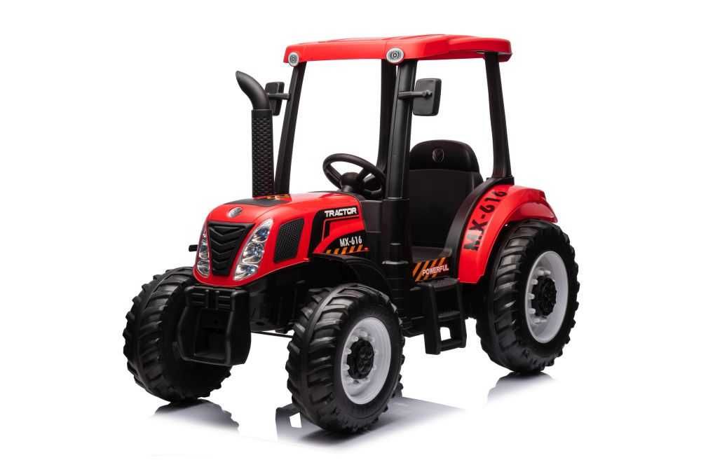 Duży traktorek elektryczny NEW HOLLAND z przyczepą kabina + pilot mp3