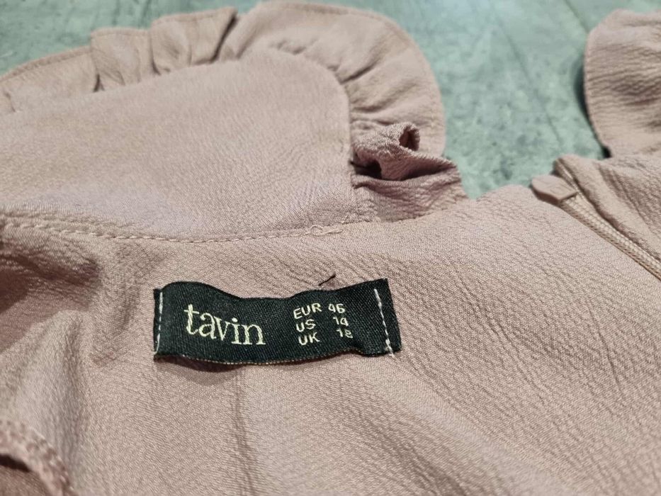 Długa sukienka rozmiar 46 XXXL Tavin