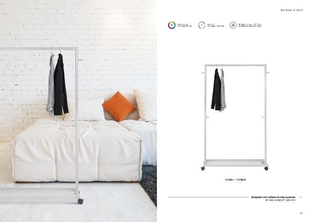 Bengaleiro c/Base Mármore pintado Alt.1700mm c/Base Ø 350mm Novo