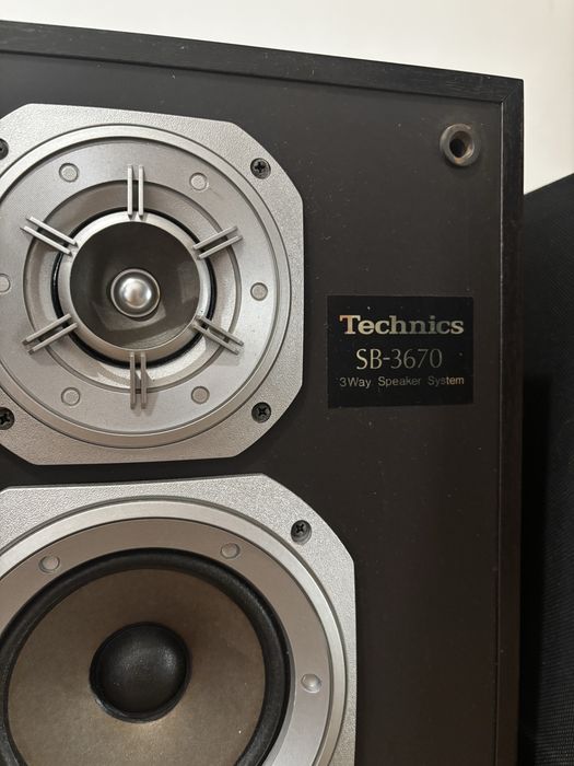 Technics SB-3670 – kolumny głośnikowe 3-drożne Vintage 8Ω 100/200W