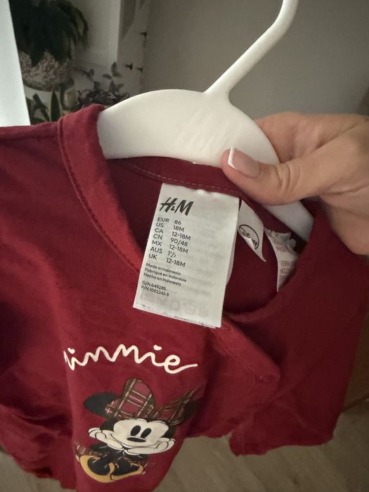 Pizama mickey mouse pajacyk bawelna