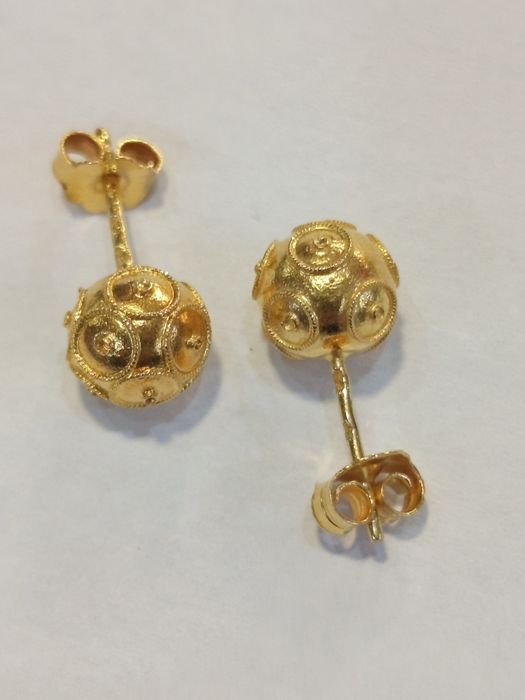 Brincos Contas Minhotas Ouro 19,2 Kts