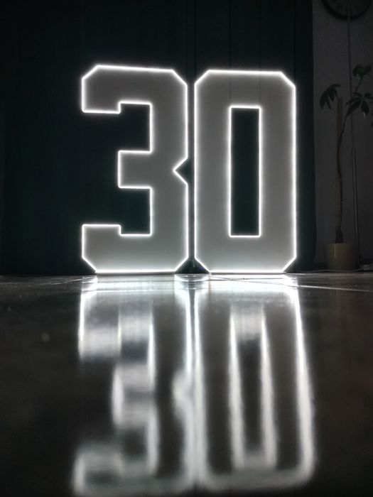 Cyfry LED.                 .