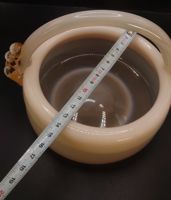 Koszyk ze szkła prl