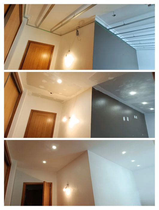 Trabalhos em pladur, pintura, emassamento, reformas gerais