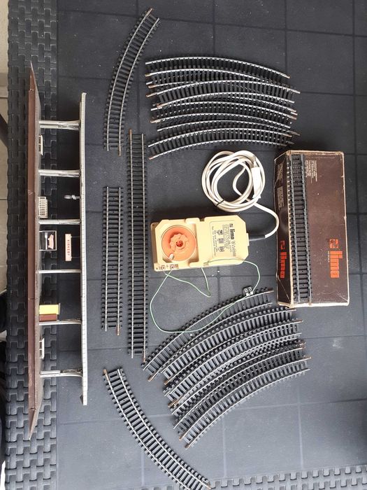 Pista comboios eléctrica escala H0 1.87