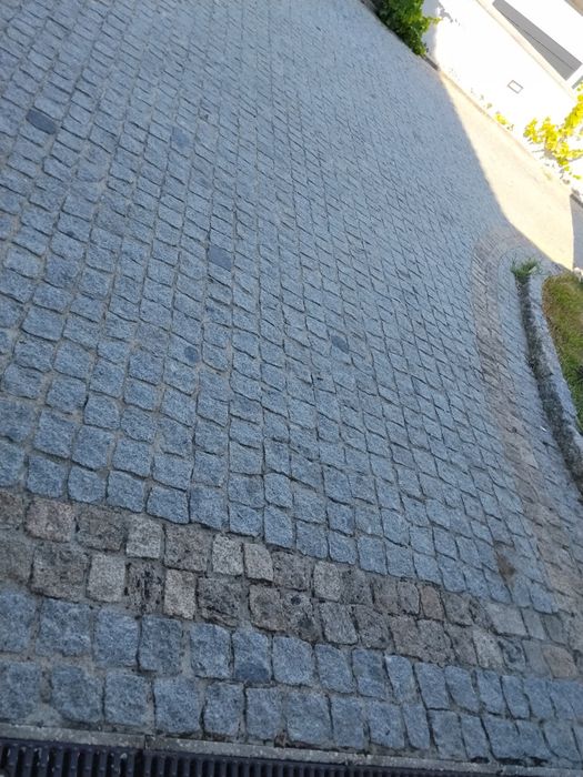 Calçadas paralelos e pavê