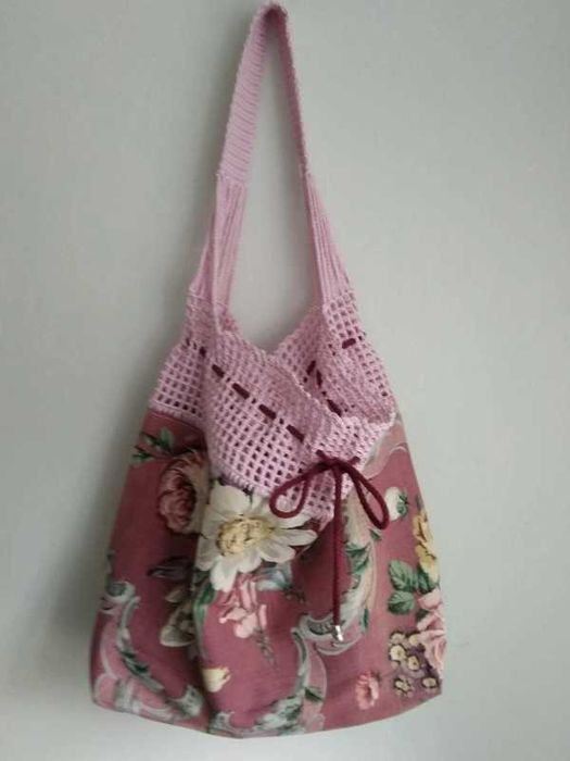 Bawełniana torebka w stylu boho