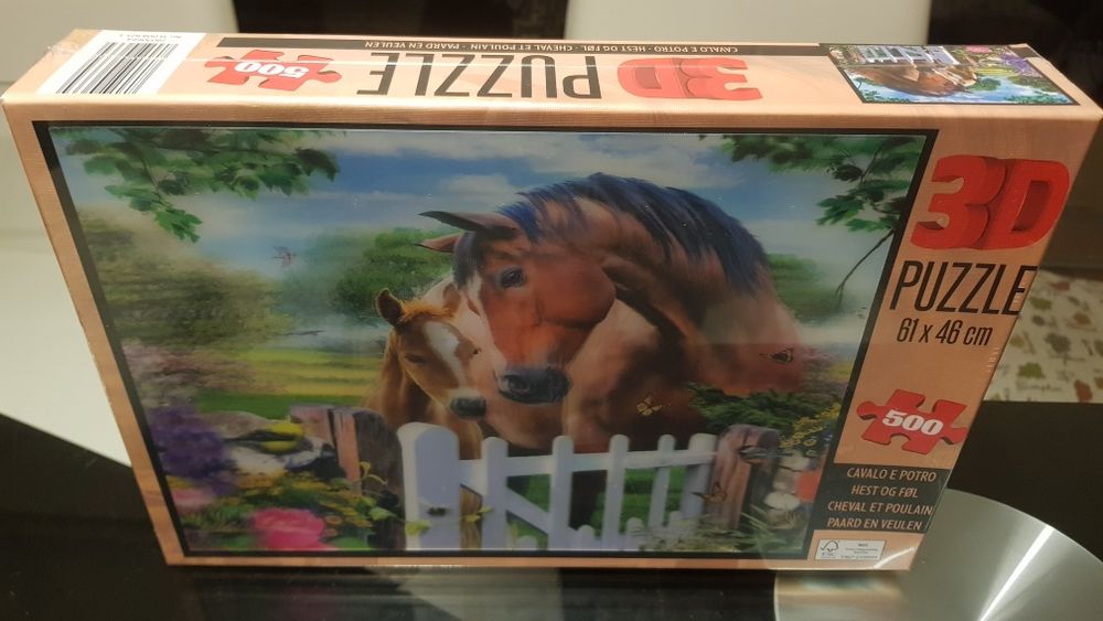 Puzzle Howard Robinson 3D 500 Peças, NOVOS E SELADOS