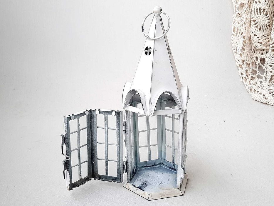 Świecznik , lampion - metal