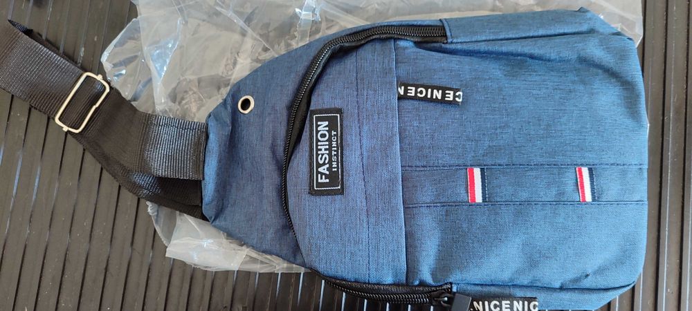 Mochila unisexo azul