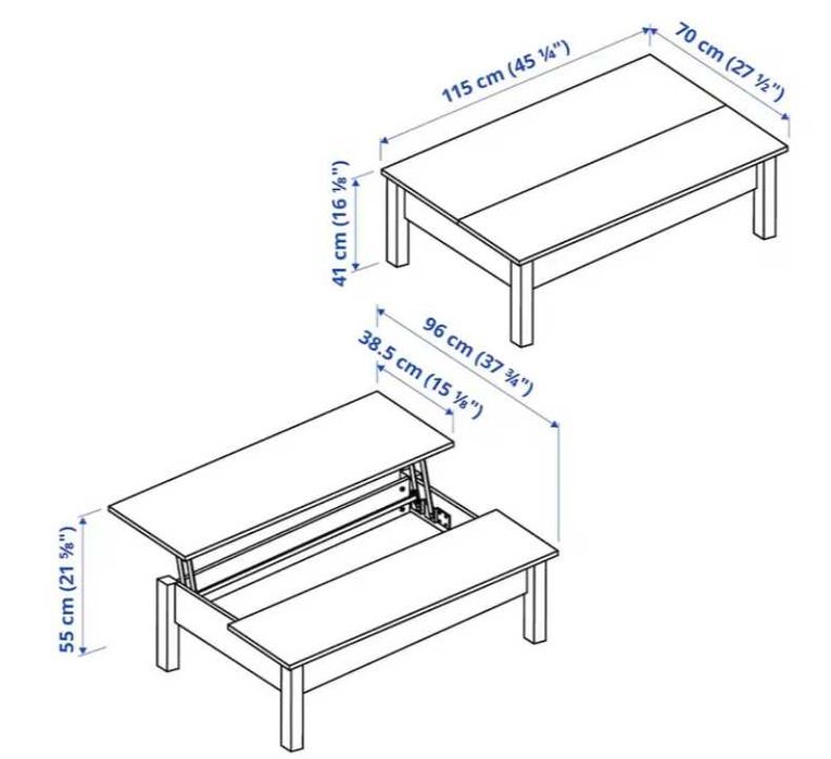 Mesa de centro IKEA TRULSTORP