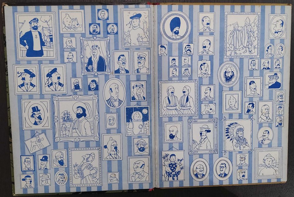 Tintin On a Marché Sur La Lune - edição Belga Casterman de 1954