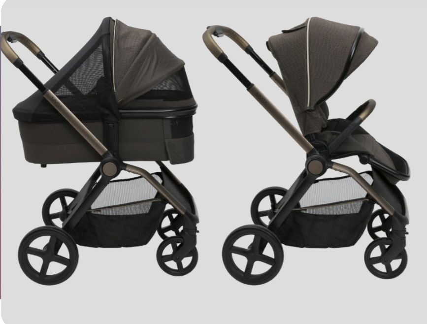 Коляска люлька прогулянка  3в 1 Chicco Mysa Bronze Lizard Re-Lux 3 в1